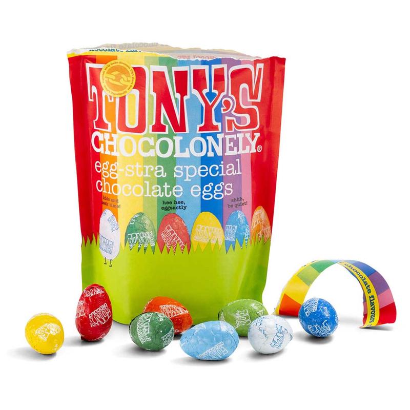 Tonys - Mix Of Chocolate Flavours Egg Pouch 255g
