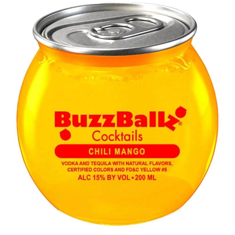 BuzzBallz Chili Mango 187mL 24 Pack Case