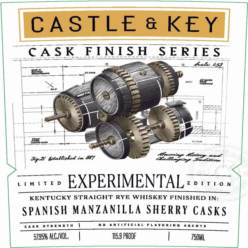 Castle & Key Cask Finish Series Spanish Manzanilla Sherry Cask Rye Experimental Edition