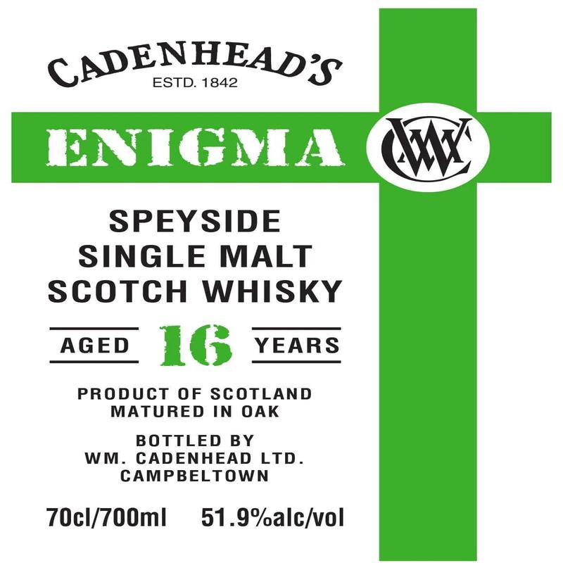 Cadenheads Enigma 16-Year-Old Speyside Single Malt Scotch Whisky
