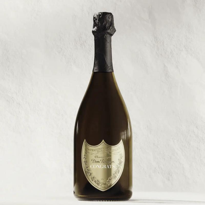 Dom Perignon Brut Champagne \"CONGRATS\" Shield