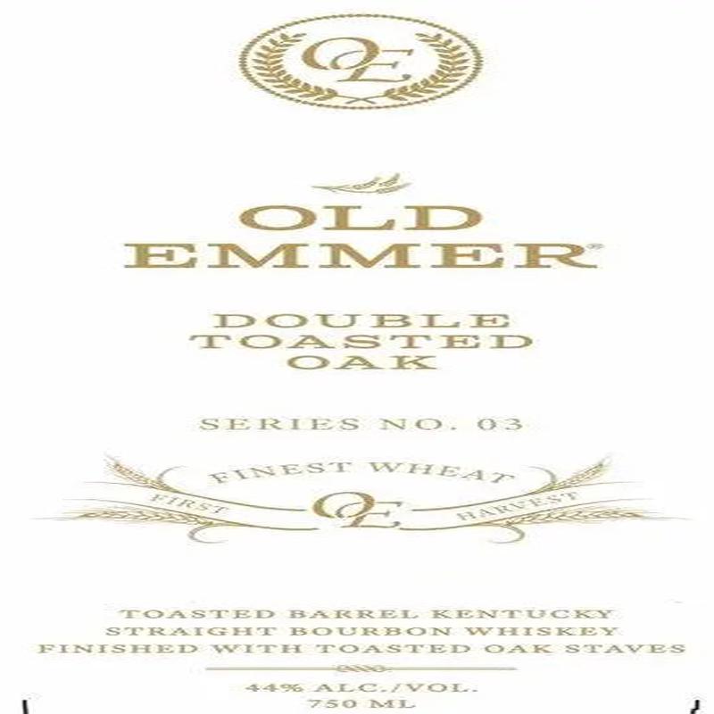 Old Emmer Double Toasted Oak Bourbon Whiskey Series No. 03