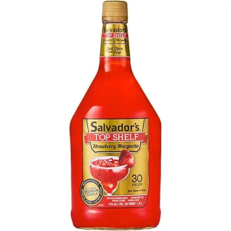 Salvador\'s Top Shelf Strawberry Margarita 1.75L