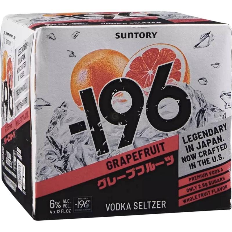 -196 Grapefruit Vodka Seltzer Cocktail