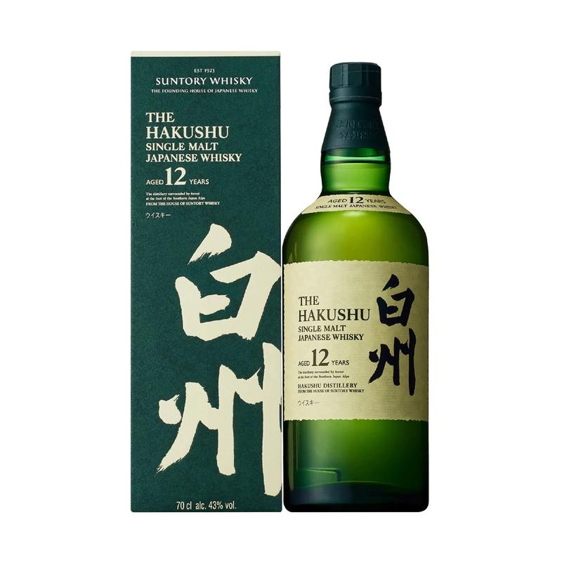 Hakushu 12 Year Old Single Malt Japanese Whiskey