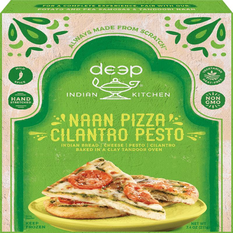 Naan Pizza - Cilantro Pesto