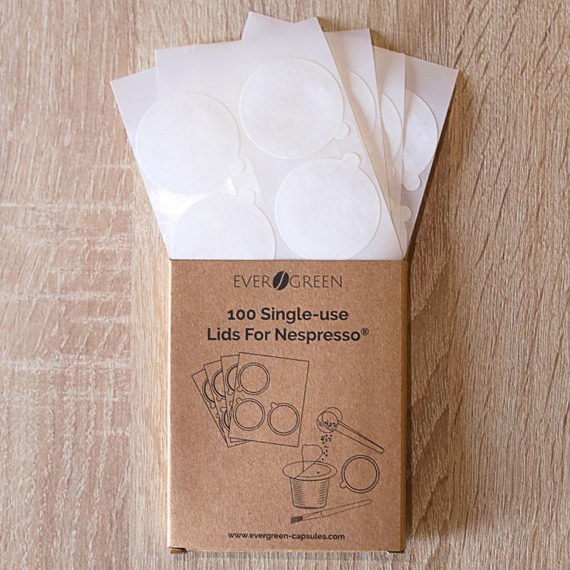 Single-use Compostable Lids For Nespresso