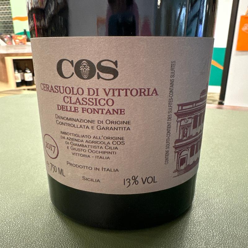COS Cerasuolo di Vittoria Classico Delle Fontane DOCG