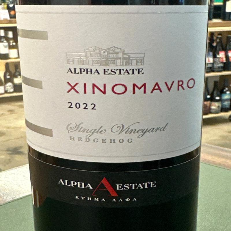 Alpha Estate Xinomavro- Hedgehog Vineyard