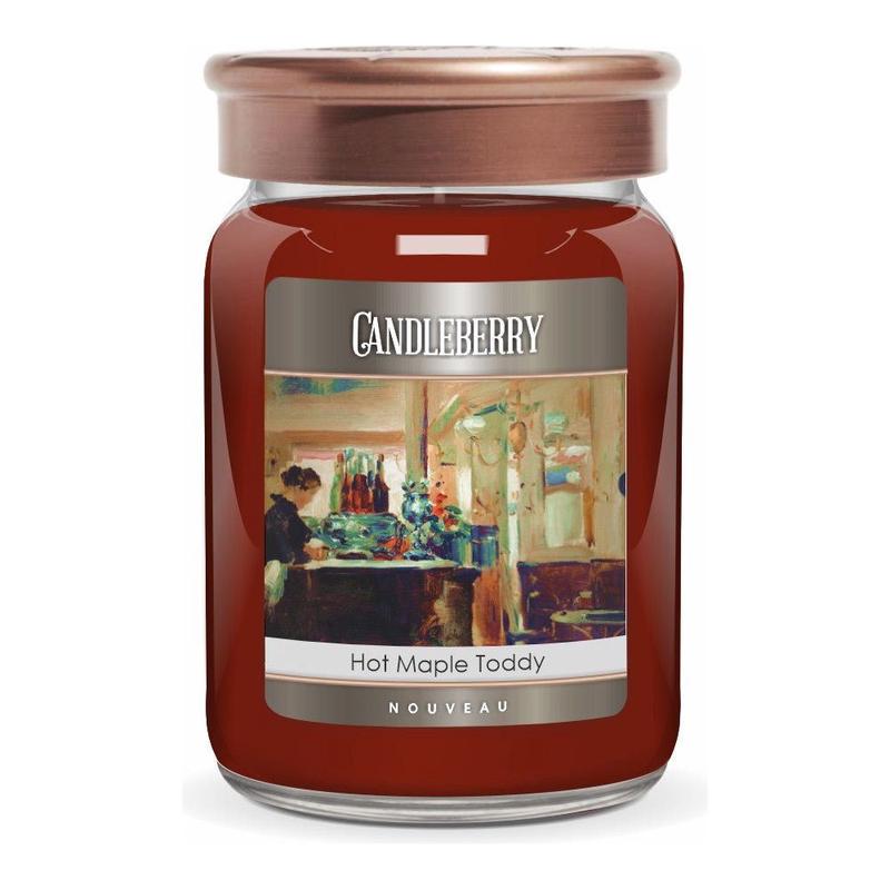 NOUVEAU - Hot Maple Toddy Caf, Large Jar Candle (Collective)